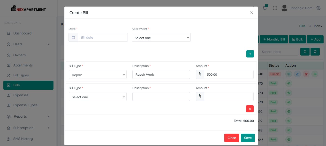 Smart Bill Management