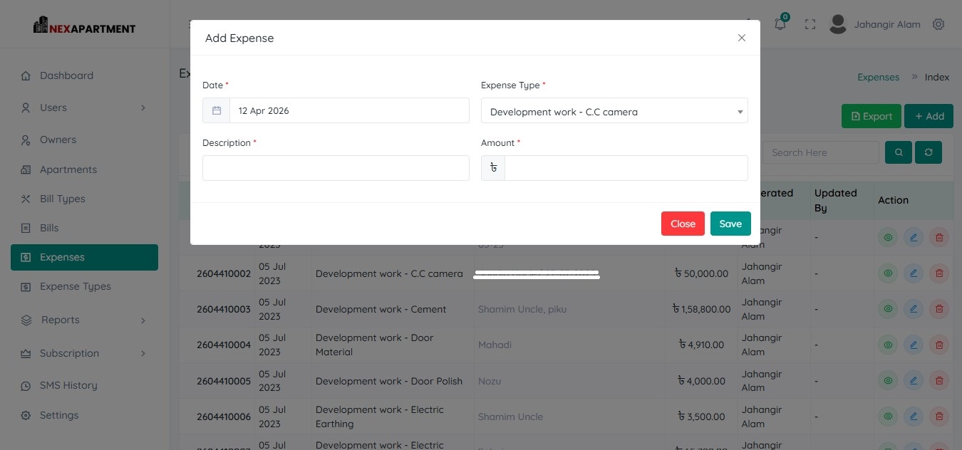 Advanced Expense Tracker